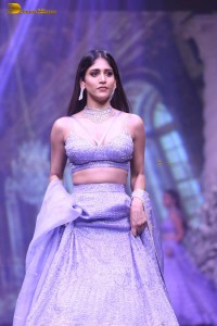 actress chandini chowdary ramp walk in a lehenga choli