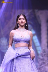 actress chandini chowdary ramp walk in a lehenga choli
