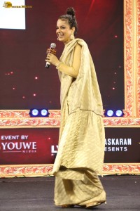 Chandramukhi 2 Pre-Release Event attended by Raghava Lawrence, Kangana Ranaut, and Mahima Nambiar