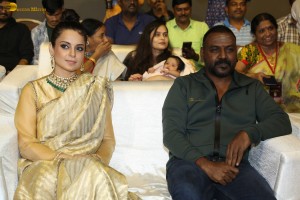 Chandramukhi 2 Pre-Release Event attended by Raghava Lawrence, Kangana Ranaut, and Mahima Nambiar
