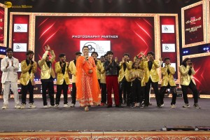 Chandramukhi 2 Pre-Release Event attended by Raghava Lawrence, Kangana Ranaut, and Mahima Nambiar