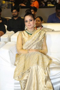 Chandramukhi 2 Pre-Release Event attended by Raghava Lawrence, Kangana Ranaut, and Mahima Nambiar