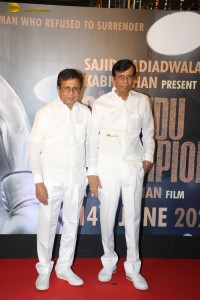 Chandu Champion Screening attended by Kartik Aaryan, Ananya Panday, Saiee Manjrekar, Shanaya Kapoor, Suniel Shetty, and others