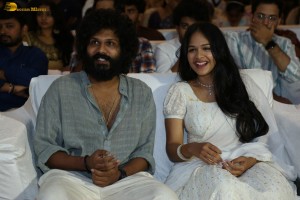 Changure Bangaru Raja Trailer Launch attended by Karthik Rathnam, Ester Noronha, Harish Shankar, and Ravi Teja