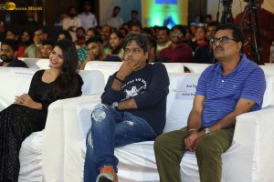 Changure Bangaru Raja Trailer Launch attended by Karthik Rathnam, Ester Noronha, Harish Shankar, and Ravi Teja
