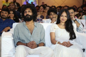 Changure Bangaru Raja Trailer Launch attended by Karthik Rathnam, Ester Noronha, Harish Shankar, and Ravi Teja