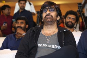 Changure Bangaru Raja Trailer Launch attended by Karthik Rathnam, Ester Noronha, Harish Shankar, and Ravi Teja