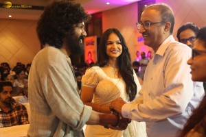 Changure Bangaru Raja Trailer Launch attended by Karthik Rathnam, Ester Noronha, Harish Shankar, and Ravi Teja