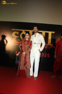 Chhaava Trailer Launch attended by Vicky Kaushal and Rashmika Mandanna