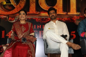 Chhaava Trailer Launch attended by Vicky Kaushal and Rashmika Mandanna