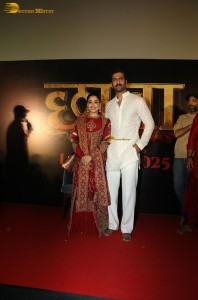 Chhaava Trailer Launch attended by Vicky Kaushal and Rashmika Mandanna
