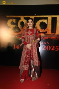 Chhaava Trailer Launch attended by Vicky Kaushal and Rashmika Mandanna