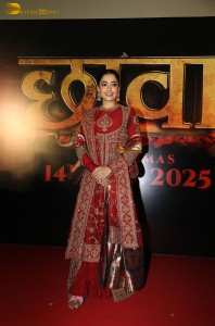 Chhaava Trailer Launch attended by Vicky Kaushal and Rashmika Mandanna