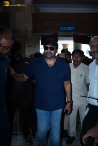 Chiranjeevi and Family at Apollo Hospitals on June 20, 2023
