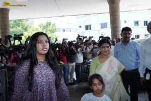Chiranjeevi and Family at Apollo Hospitals on June 20, 2023