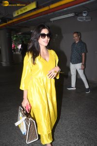 bollywood actress Chitrangada Singh gorgeous in a yellow salwar dress