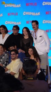 Chumbak Trailer Launch attended by Amyra Dastur, Neena Gupta, Helly Shah, Arjun Bijlani, and others
