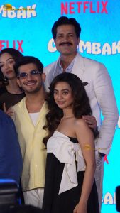 Chumbak Trailer Launch attended by Amyra Dastur, Neena Gupta, Helly Shah, Arjun Bijlani, and others