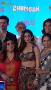 Chumbak Trailer Launch attended by Amyra Dastur, Neena Gupta, Helly Shah, Arjun Bijlani, and others