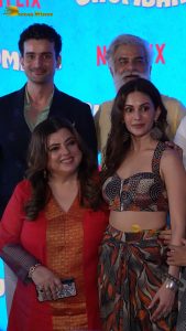 Chumbak Trailer Launch attended by Amyra Dastur, Neena Gupta, Helly Shah, Arjun Bijlani, and others