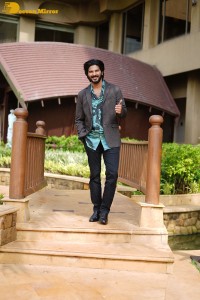 Actors Sunny Deol and Dulquer Salmaan promote the film Chup Revenge of the Artist at JW Marriott Hotel