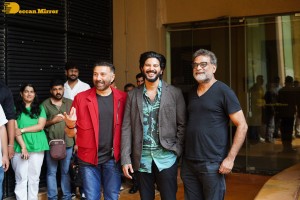 Actors Sunny Deol and Dulquer Salmaan promote the film Chup Revenge of the Artist at JW Marriott Hotel