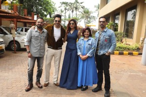 Varun Dhawan and Samantha Ruth Prabhu promote Citadel Honey Bunny on October 16, 2024