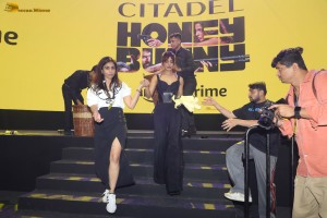 Citadel: Honey Bunny Teaser Launch attended by Varun Dhawan and Samantha Ruth Prabhu