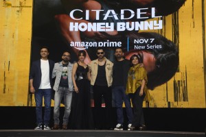Citadel: Honey Bunny Teaser Launch attended by Varun Dhawan and Samantha Ruth Prabhu