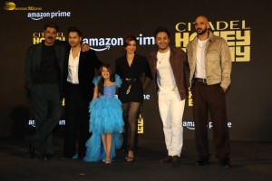 Citadel Honey Bunny Trailer Launch attended by Varun Dhawan and Samantha Ruth Prabhu