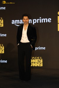 Citadel Honey Bunny Trailer Launch attended by Varun Dhawan and Samantha Ruth Prabhu