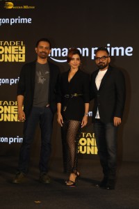 Citadel Honey Bunny Trailer Launch attended by Varun Dhawan and Samantha Ruth Prabhu