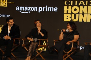 Citadel Honey Bunny Trailer Launch attended by Varun Dhawan and Samantha Ruth Prabhu