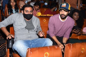 Telugu movie Clap Premiere Show attended by Aakanksha Singh and Aadhi Pinisetty