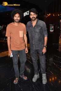 Telugu movie Clap Premiere Show attended by Aakanksha Singh and Aadhi Pinisetty