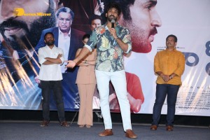 Akanksha Singh and Aadhi Pinisetty pose for pictures during the press meet of the movie Clap