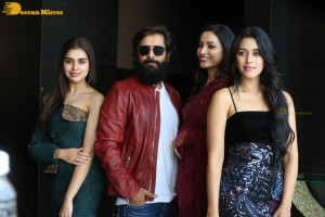Press Meet of Cobra movie attended by Vikram, Srinidhi Shetty and Mirnalini Ravi