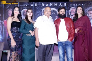 Press Meet of Cobra movie attended by Vikram, Srinidhi Shetty and Mirnalini Ravi