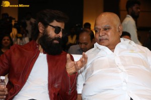 Press Meet of Cobra movie attended by Vikram, Srinidhi Shetty and Mirnalini Ravi