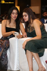 Press Meet of Cobra movie attended by Vikram, Srinidhi Shetty and Mirnalini Ravi