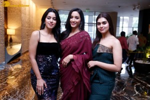 Press Meet of Cobra movie attended by Vikram, Srinidhi Shetty and Mirnalini Ravi