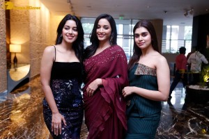 Press Meet of Cobra movie attended by Vikram, Srinidhi Shetty and Mirnalini Ravi