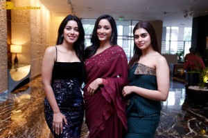 Press Meet of Cobra movie attended by Vikram, Srinidhi Shetty and Mirnalini Ravi