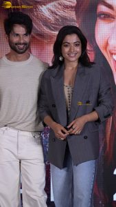 Cocktail 2 Song Launch attended by Shahid Kapoor, Kriti Sanon, and Rashmika Mandanna