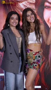 Cocktail 2 Song Launch attended by Shahid Kapoor, Kriti Sanon, and Rashmika Mandanna