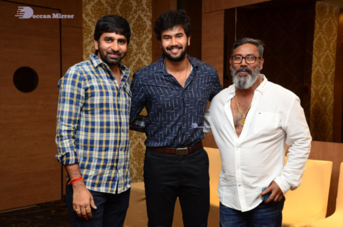 Telugu Movie College Kumar Prerelease event attended by cast and crew