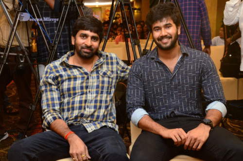 Telugu Movie College Kumar Prerelease event attended by cast and crew