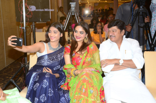 Telugu Movie College Kumar Prerelease event attended by cast and crew