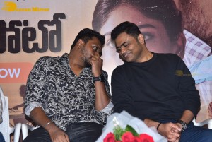 Colour Photo movie press meet attended by actresses Chandini Chowdary and Divya Sripada