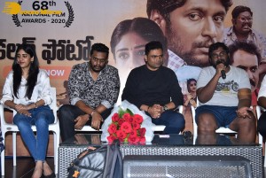 Colour Photo movie press meet attended by actresses Chandini Chowdary and Divya Sripada